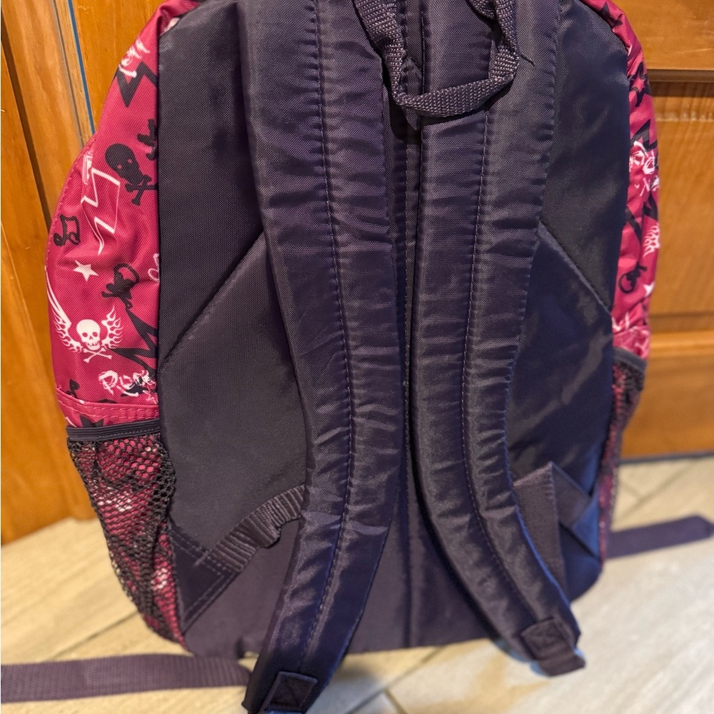 FUEL Girl’s Backpack, 17” By 12” By 7’5”, pink/purple, NEW - Picture 5 of 6